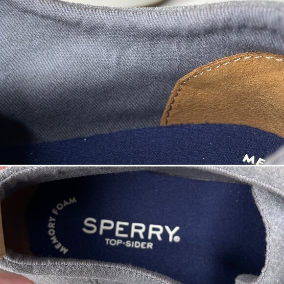Sperry Top-Sider Women's Crest Gray Suede Sneaker Size 7 - Picture 12 of 16